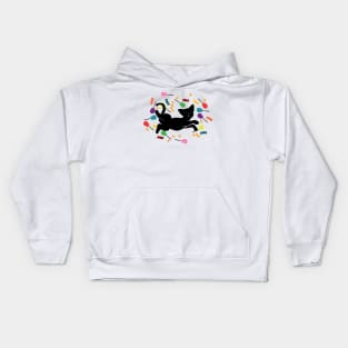 Trick or Treat Candy Kitten Kids Hoodie